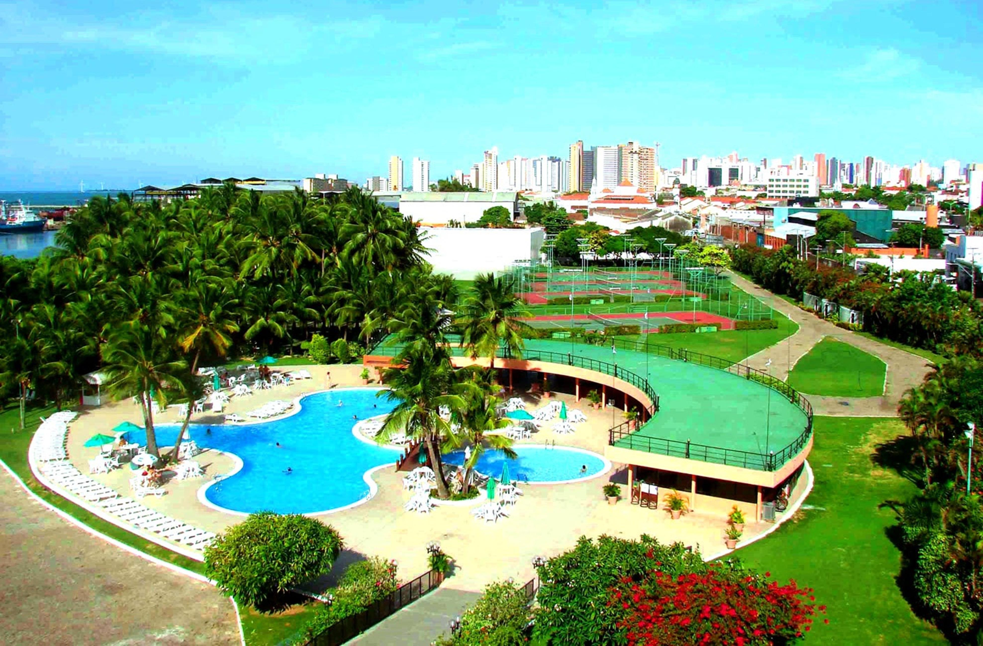 Marina Park Hotel 福塔雷萨 外观 照片 Aerial view of the hotel